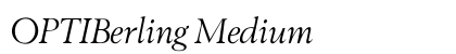 OPTIBerling Medium preview
