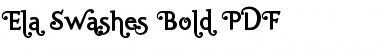Download Ela Swashes Font