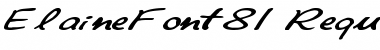 Download ElaineFont81 Font