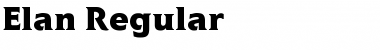 Download Elan Font