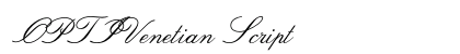OPTIVenetian Script preview