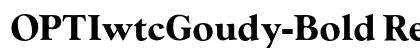 OPTIwtcGoudy-Bold Regular preview