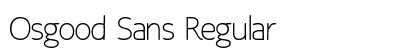 Osgood Sans Regular preview