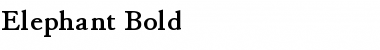 Download Elephant Font