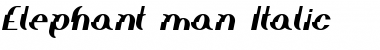 Download Elephant man Font