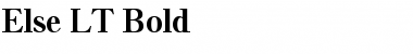 Download Else LT Medium Font