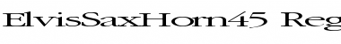 Download ElvisSaxHorn45 Font