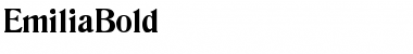 Download EmiliaBold Font