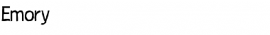 Download Emory Font