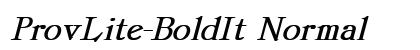 ProvLite-BoldIt Normal preview