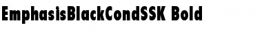 Download EmphasisBlackCondSSK Font