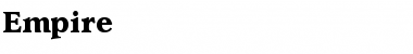 Download Empire Font