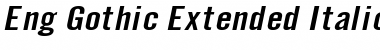 Download Eng Gothic Extended Font