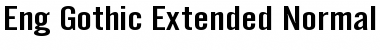 Download Eng Gothic Extended Font