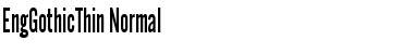 Download EngGothicThin Font