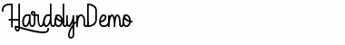 Download Hardolyn [Demo] Font