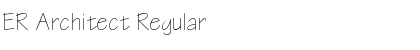 Download ER Architect Font