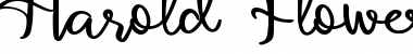 Download Harold Flower Font