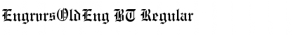Download EngrvrsOldEng BT Font