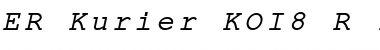 Download ER Kurier KOI8-R Font