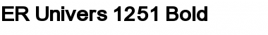 Download ER Univers 1251 Font