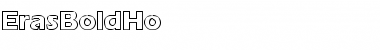Download Eras-Bold Holllow Font