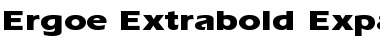 Download Ergoe Extrabold Expanded Font