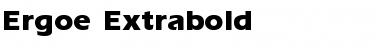 Download Ergoe Extrabold Font