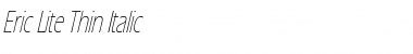 Download Eric Lite Thin Font