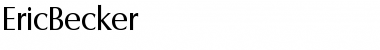 Download EricBecker Font