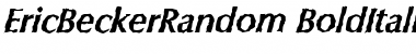 Download EricBeckerRandom Font