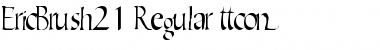 Download EricBrush21 Font