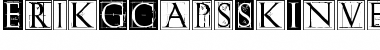Download ErikGCapsSkInvers Font