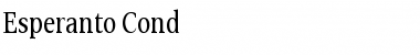 Download Esperanto Cond Font