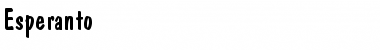 Download Esperanto Font