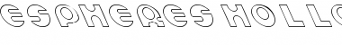 Download Espheres Hollow Lefty Font