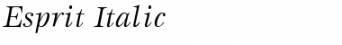 Download Esprit Font