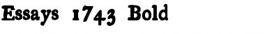 Download Essays1743 Font