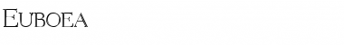 Download Euboea Font