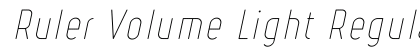 Ruler Volume Light Regular preview