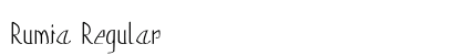 Rumia Regular preview