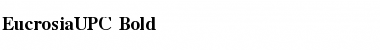 Download EucrosiaUPC Font