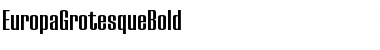 Download EuropaGrotesqueBold Font