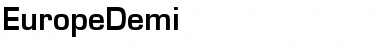 Download EuropeDemi Font