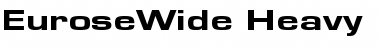 Download EuroseWide Heavy Font