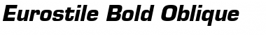 Download Eurostile BoldItalic Font
