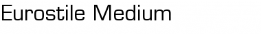 Download Eurostile-Medium Medium Font