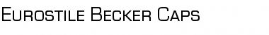 Download Eurostile Becker Caps Font