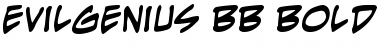 Download EvilGenius BB Font
