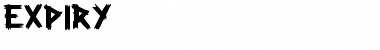 Download Expiry Font